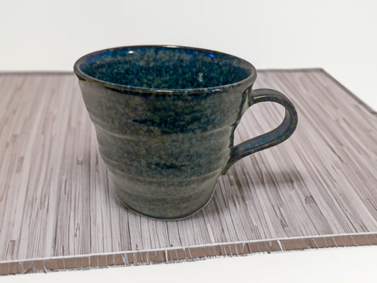 modern mug blue Mino ware