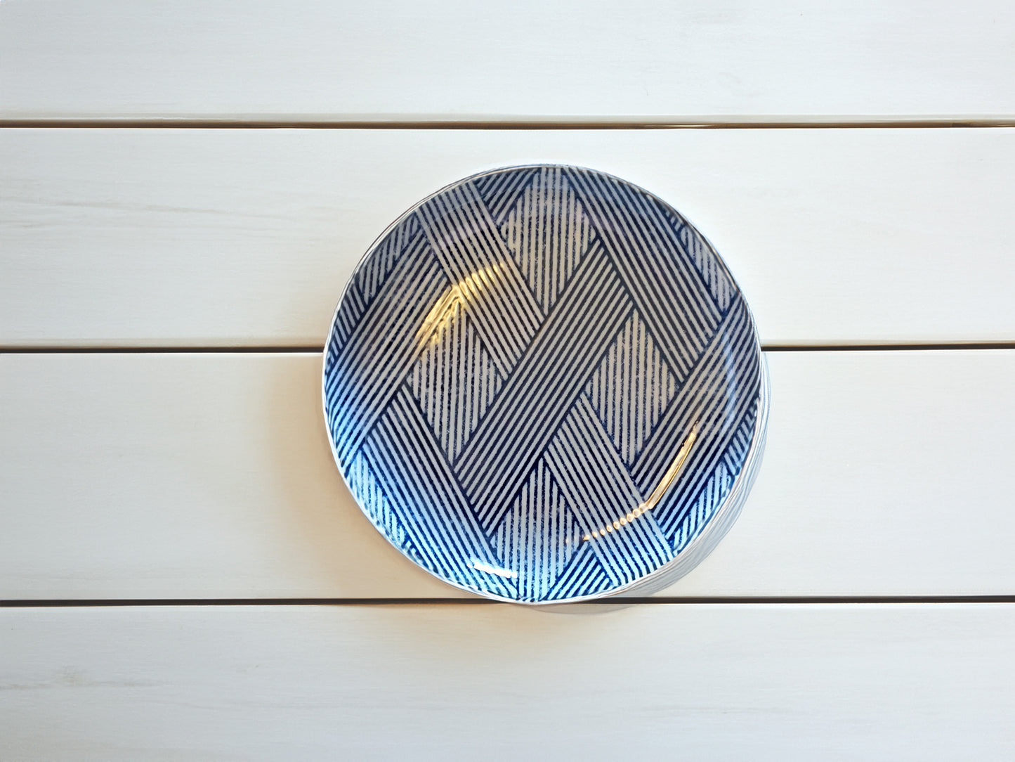 Shimakoushi medium plate Mino ware